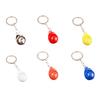 Hard Hat Keychain Portable Mini Helmet Design Bright Color Key Chain Compact Size Key Identifier Backpack Accessory
