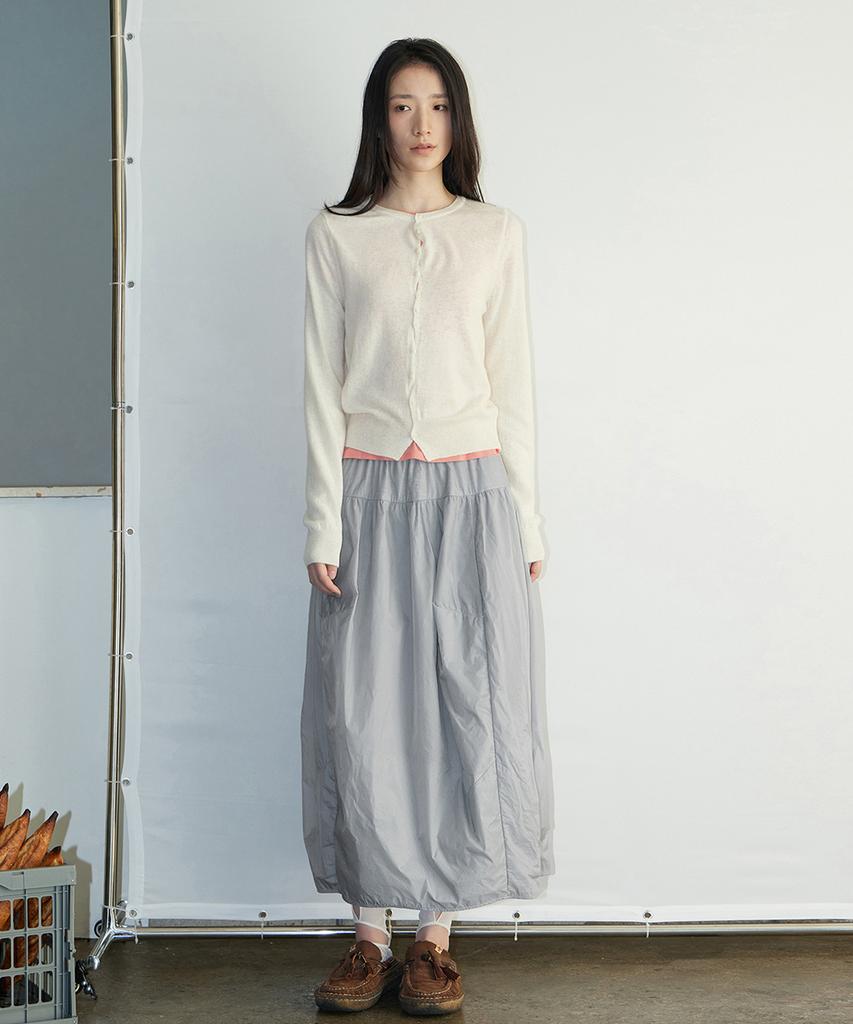 Monokeulom Bamon Balloon Skirt (Gray)