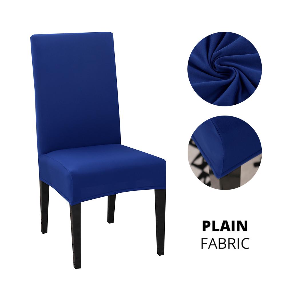 Elastic Dining Room Chair Slipcover Spandex Modern Removable Anti-Dirty Kitchen Seat Stretch Chair Covers For Banquet Party