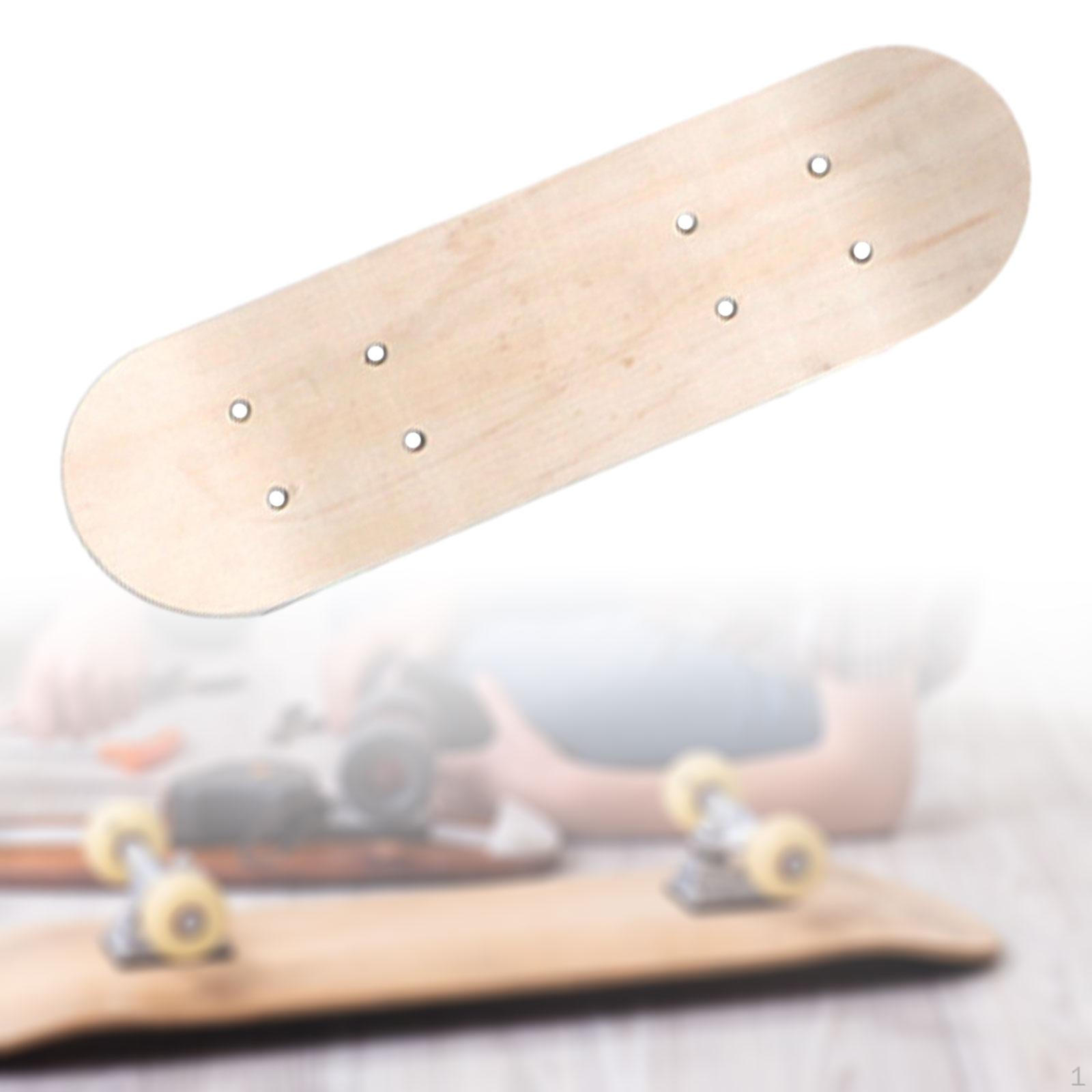 

Пустая колода для скейтборда DIY Замена живописи Развитие творчества Лонгборд Искусство 43cm No Wheels