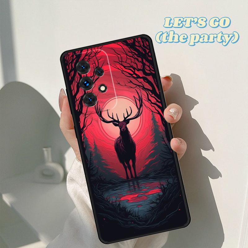 Tier Hirsch Kunst Handyhülle Für Samsung Galaxy A42 A31 A40 A51 A71 A32 A80 A91 A52 A72 A73 A20e A21S A50 A70 A11 A12 Hülle