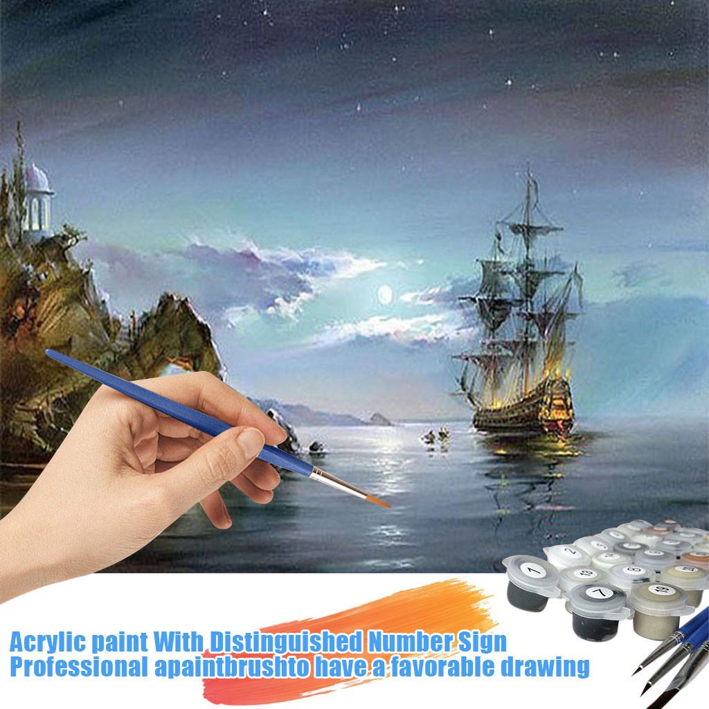 

Diy Painting By Numbers Kit Coloring By Numbers Picture By Numbers Home Decors