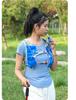 Clapoyis Running Trail Backpack Vest, Small, Non-Shaking, Running, Hydration, Walking, (Cyan, S)