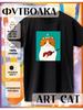 T-shirt with Portrait Cats Print