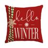 1/4Pcs Christmas Pillow Cover, Home Decoration Sofa Cushion Cover, Sofa, Living Room, Room, Festival Decoration Pillowcase