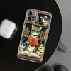Read Books illustration Reading Phone Case Cover for iPhone 11 12 13 Mini 14 15 Plus 16 Pro Max 17 Air 7 8 + SE Art Customized F