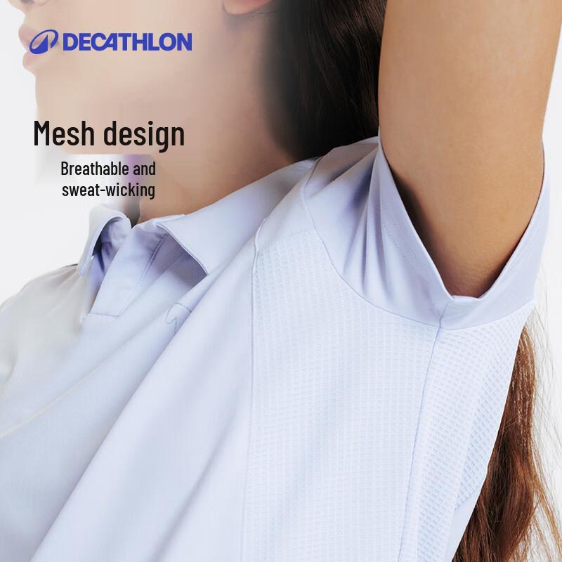 Decathlon Kids' Equestrian Quick-Dry Polo T-Shirt
