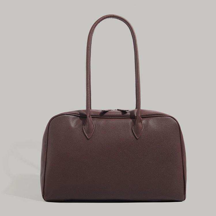 2024 New Autumn Winter High-End Niche Design Shoulder Bag Handbag Boston Bag Large Capacity Tote Bag