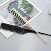 1Pc Professional Hair Combs Tip Tail Comb Barber Hairdressing Comb 3-Row Teeth Detangling Comb Salon Tools Barber Accessories