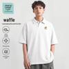 JEANSWEST LIFE Men's Waffle Knit Polo Shirt