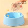 Bol pentru animale de companie Bol pentru câini, gură neumedă, bol plutitor, dozator de apă pentru pisici, dozator de apă pentru animale de companie, anti-suflare și anti-răsturnare.