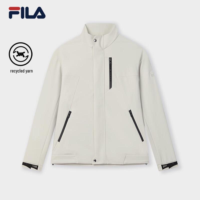 FILA Men s 2025 Spring Casual Knit Stand Collar Jacket L