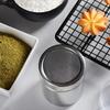 Stainless Steel Chocolate Shaker Cocoa Flour Coffee Sifter 16Pcs Coffee Stencils Template Strew Pad Duster Spray Tools