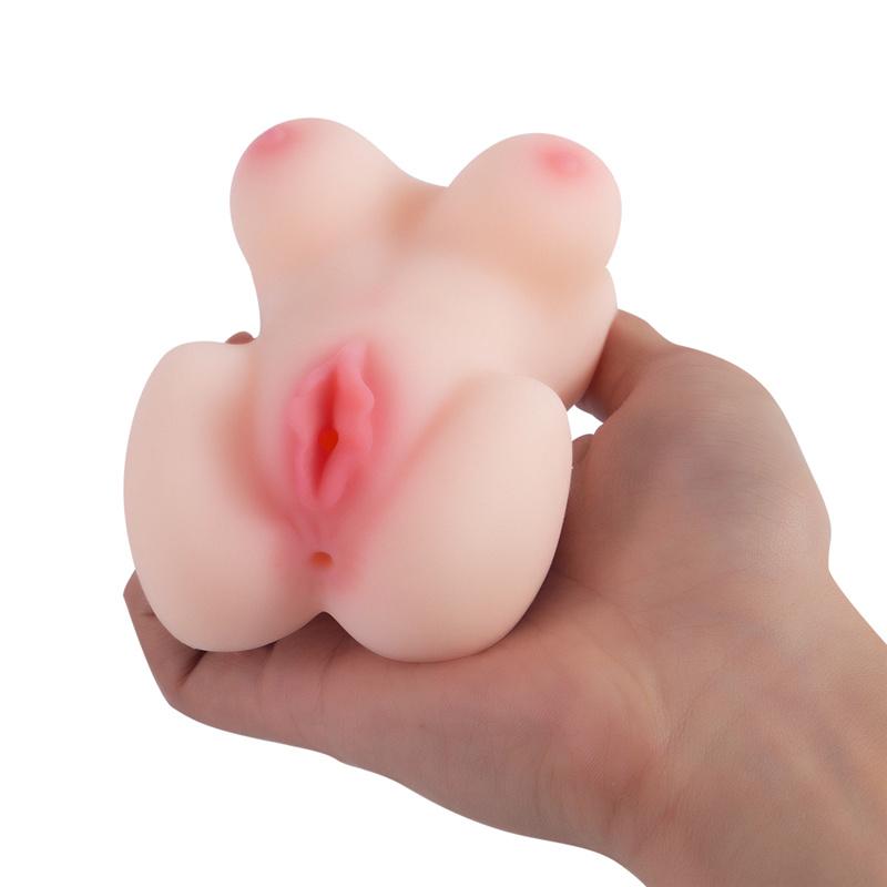 3 In1 Realistic 3D Vagina Anus Breast Male Masturbator Cup Adult Mini Pocket Sex Toy for Men Airplane Cup