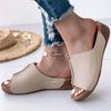 Damskie Sandały Letnie Buty Damskie Miękkie Sandały na Obcasie Niskie Platformowe Kapcie Letnie Sandalias Mujer Obuwie Domowe Zewnętrzne