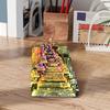 Decorarea turnului cristalin de bismut Vindecare Piatra naturala Echilibrare energetica Chakra Terapie Meditatie Ornament piramidal de bismut din metal