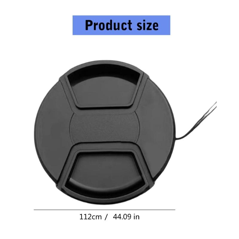 Lens Caps for 14-24mm f/2.8 S 112 Camera Lens Caps Stickers Dustproof Protective Cover with Lanyard Replacement