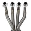 Ninja ZX4R Titanium 60MM Straight Front Pipe Motorcycle Exhaust Modification