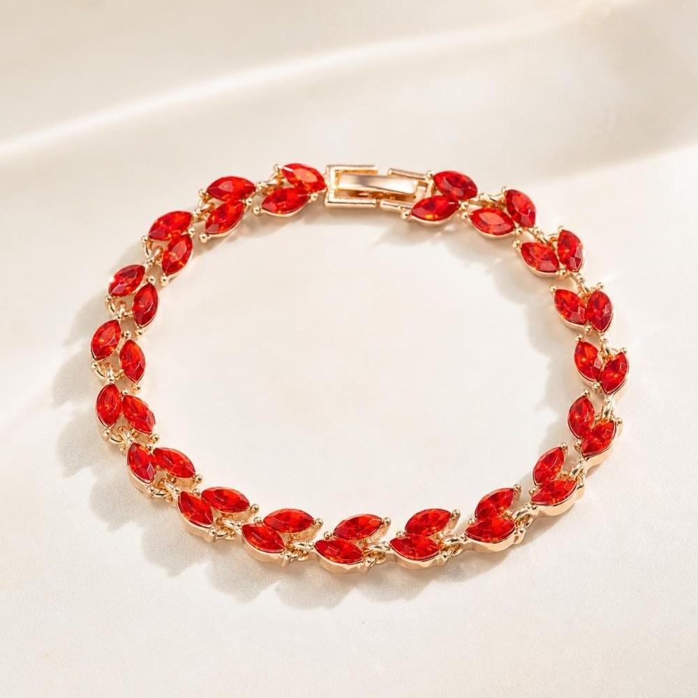 Adjustable Women Bracelet Colored Zircon Hand Jewelry Unique Chain Bracelet  Women