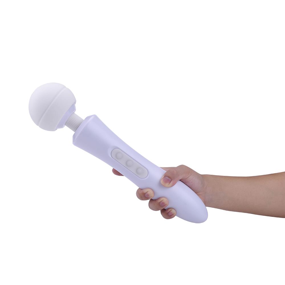Strong Vibration of Massage Stick 20 Frequency 8-speed USB Charging Large Massage Stick Silent Waterproof Silicone Material