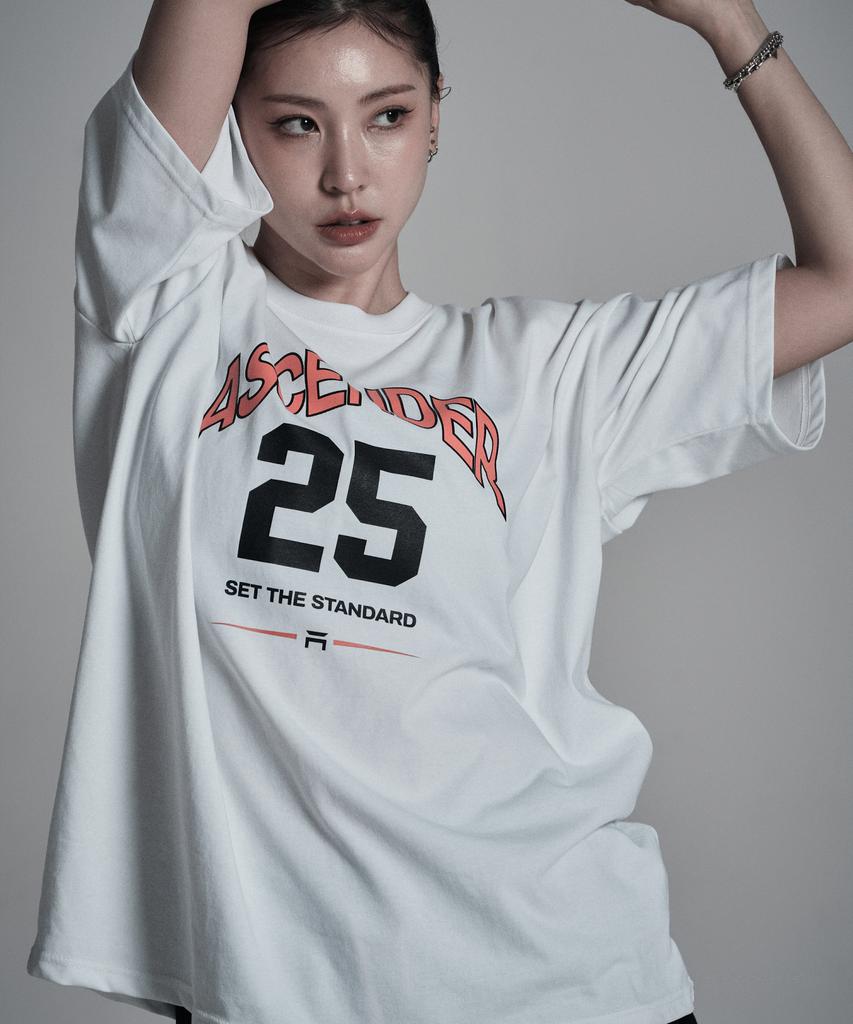Eosendeo 25 Numbering Oversized Short Sleeve [White]