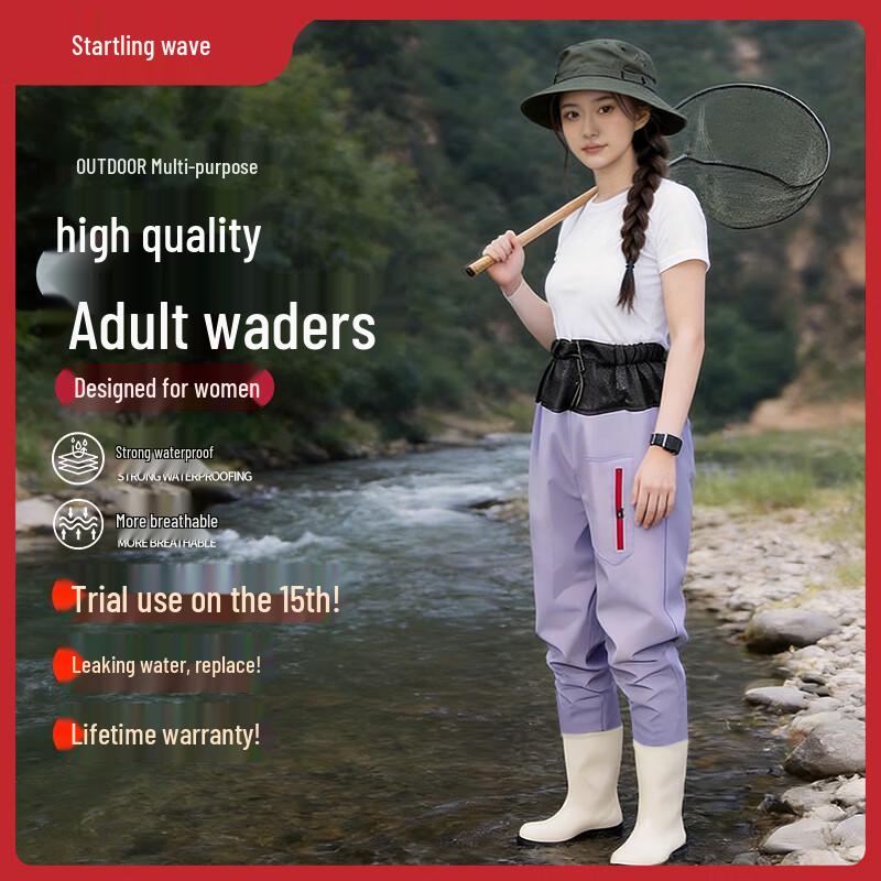 

Women s Stella Lou Purple Waist Waders 38