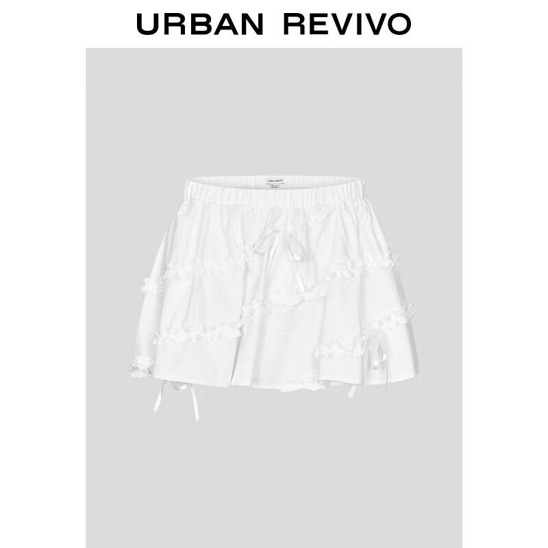 Women s Ballet Style Ruffle Tie Mini Skirt M