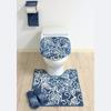 Senko Clear Rose Toilet Approximately 60 X 60 87938 Mat, Cm, Blue,