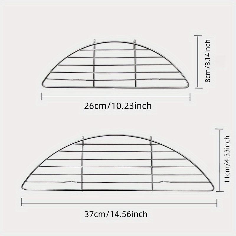 1pc, Outdoor Grill Stainless Steel Barbecue Grill Anti-deformation Steamer Anti-Scalding Barbecue Accessories