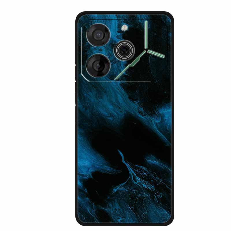 For Tecno Pova 6 Case Luxury TPU Soft Silicone Phone Cases Back Cover for Tecno Pova6 2024 6.78" Shockproof Love New Cute Coque