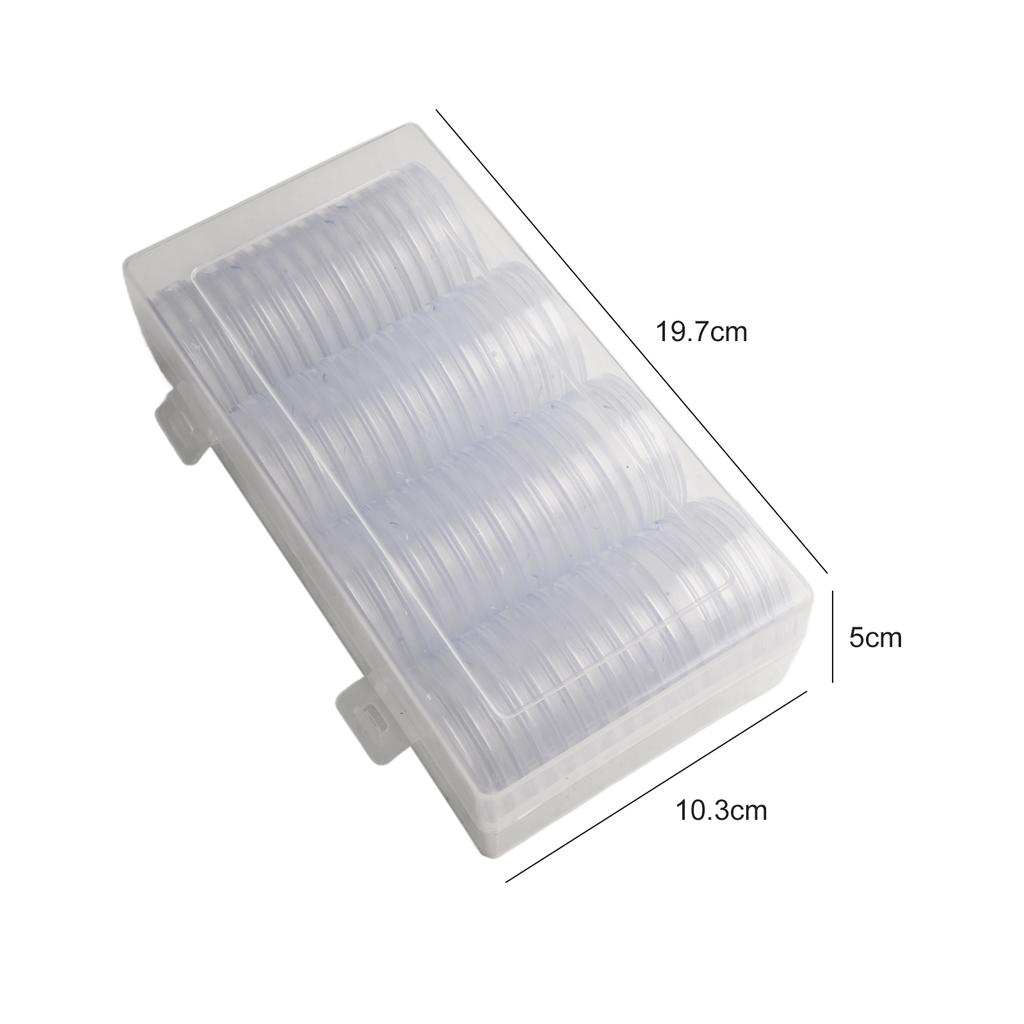 Coin Capsules Dust-proof Highly Transparent Medal Holder