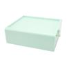 Clear Drawer Storage Box Large Capacity Desktop Drawer Storage Container Organizer for Office Green