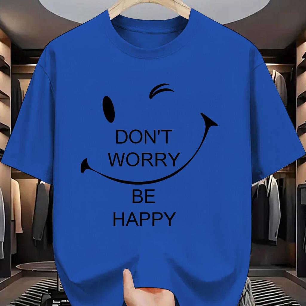 Summer Unisexs 100 Pure Cotton Casual Loose Geometric Pattern Printed Comfortable Sports Round Neck Short Sleeved TShirt Top