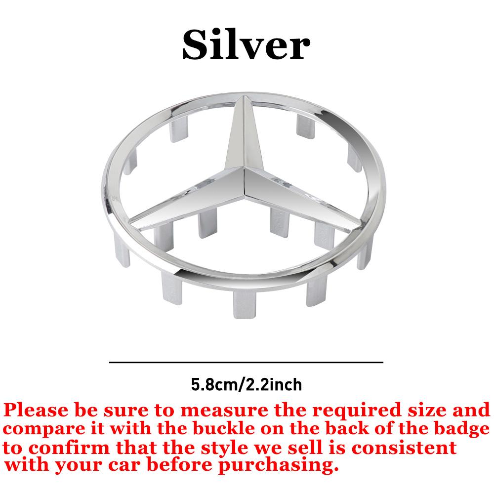 Car Hollow Steering Wheel Emblem Replace Decoration Sticker For Mercedes Benz AMG W203 W206 W220 W205 W211 W212 W201 W210 W108 JQRST1