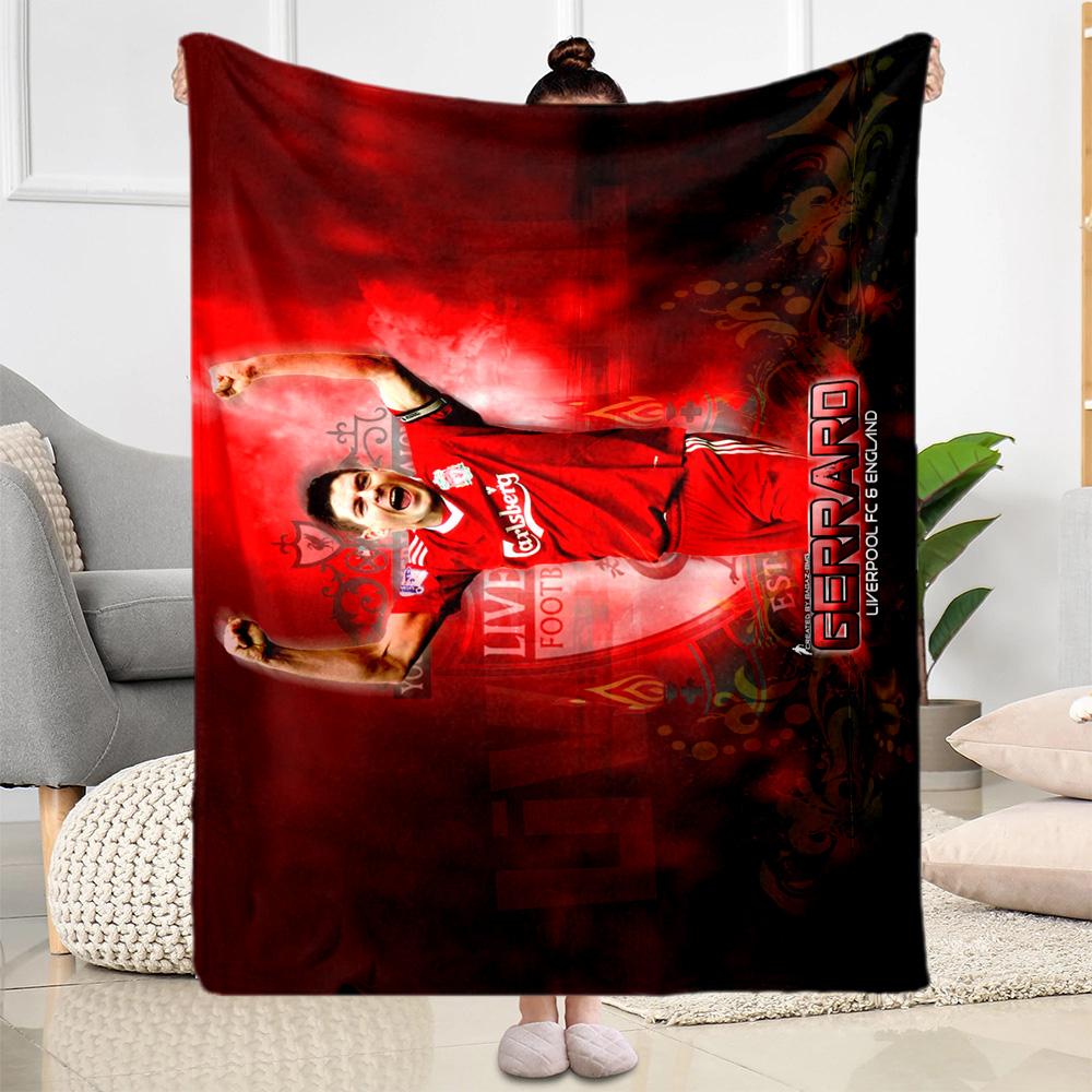 Goalkeeper Action Blanket Warmthful Decor Great for Chair Sofa Livingroom All-Season Use Digital Print Ideal Gift For Birthday Valentine'S Day