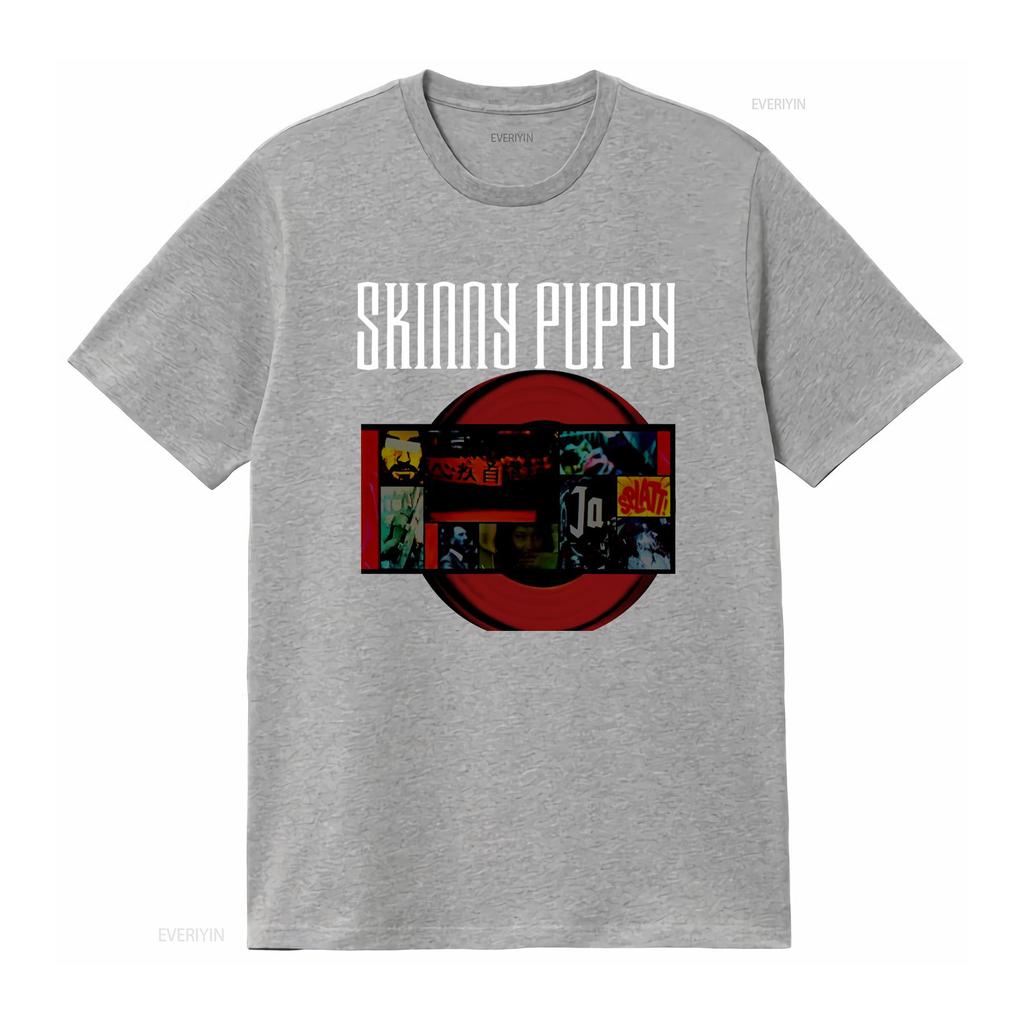 Skinny Puppy T Shirt rock vintage Washed Slightly Versatile Unisex Soft Stylish streetwear fashion Comfortable designer clothes