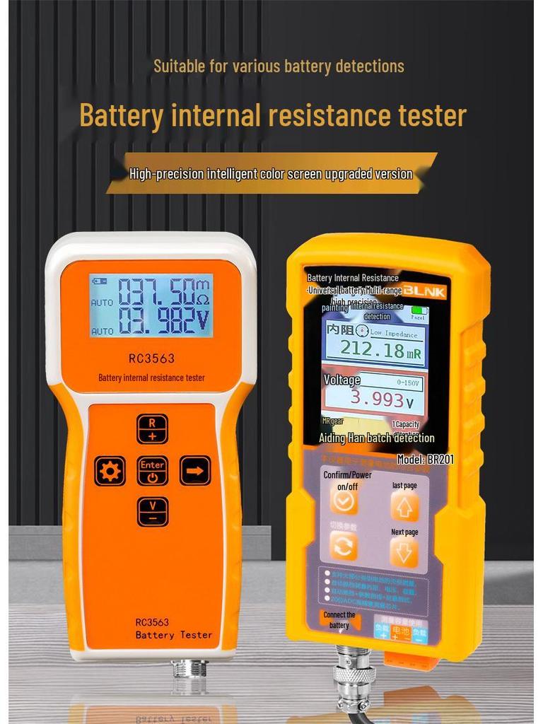 High-Precision Internal Resistance Tester for Ternary Lithium, Storage Batteries, and 18650 Cells