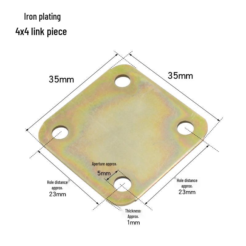 90° TL Type Cold-Rolled Steel Angle Iron Shelf Support Connector