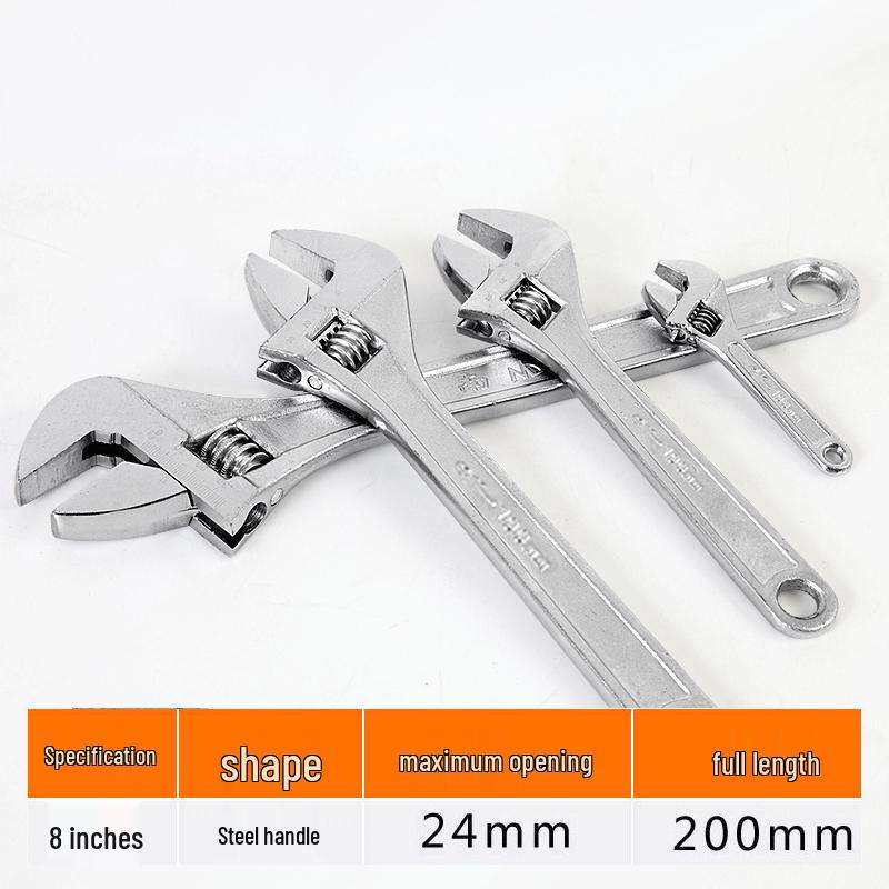 Multi-functional Adjustable Wrench for Bathroom - Large Opening & Short Handle