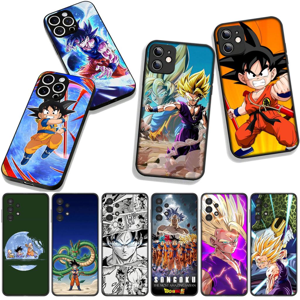 Cover for Xiaomi Redmi Note 15 11 9 10 Pro Plus A5 9A 9T 10A 10C 9C NFC 15C 8T Phone Case Dragons Gokus Son Gohan Balls