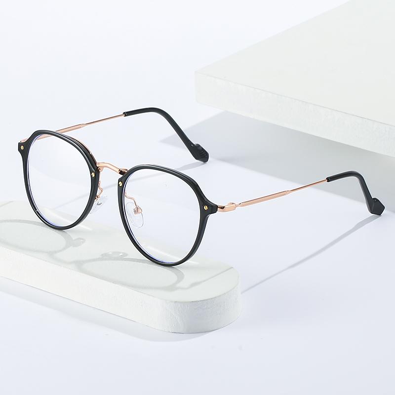 Women Men Polygon Optical Glasses With Prescription Fashion Uv400 Anti Blue Rays Shortsighted Eyewear Diopter 0 -0 .5 -1 .0 To -6
