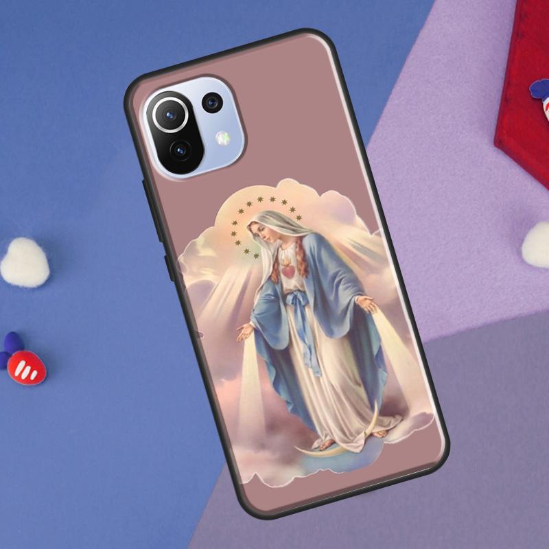 Jungfrau von Guadalupe Jungfrau Hülle für Xiaomi 13 14 Ultra 11T 12T 13T 14T Pro POCO X7 Pro X3 X5 F3 F5 F6 M6 X6 Pro Hülle