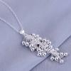 Fashion 925 Sterling Silver Jewelry Set Earrings Necklaces For Women Fine Grape Beads Pendant Wedding Party Gifts