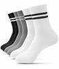 Banerise Yoga Socks Pilates Sports Set of Extra Women's Non-Slip (Toe Protection, 90% Cotton, Antibacterial, Moisture-Wicking) Socks, Stay-Slip Socks,