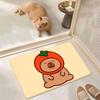 Cartoon Capybara Hippo Entrance Door Mat Nordic Style Bedroom Living Room Doormat Home Balcony Anti-Slip Modern Home Decor