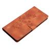 For Xiaomi Poco C75 4G/Redmi 14R 5G/14C 4G Case Leather Imprinted Flower Phone Cover Wallet with Wrist Strap
