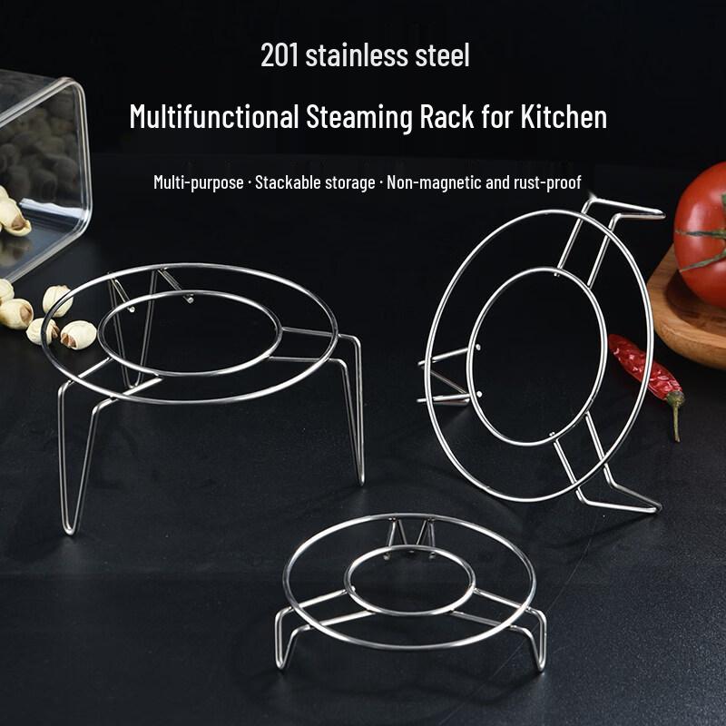 ZISIZ Stainless Steel Triangular Steaming Rack