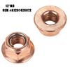 M8 Anti-loosening Copper-plated Hex Nut for BMW 3 Series E30 Exhaust Pipe (A1201420072)