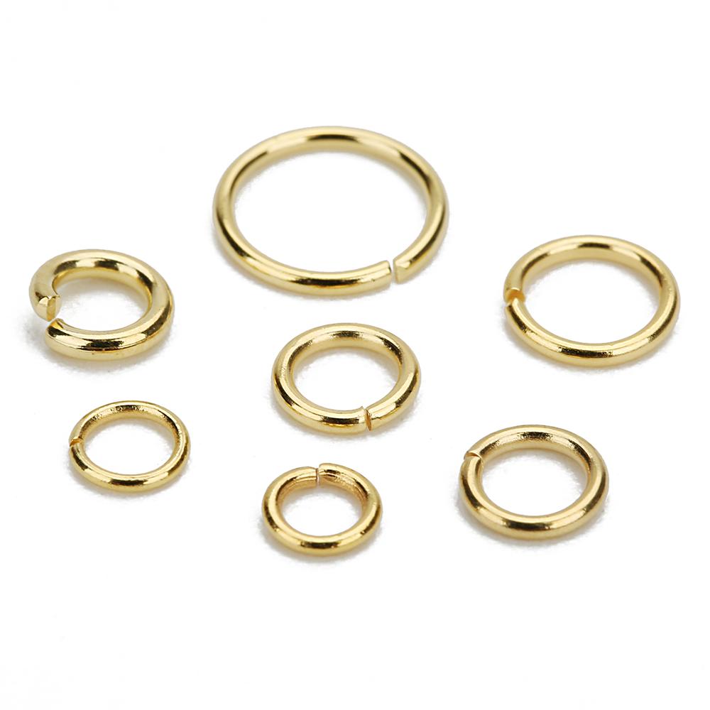 100pcs 3-10mm Stainless Steel Open Jump Rings Split Rings Link Loop For DIY Jewelry Making Findings Connector Wholesale