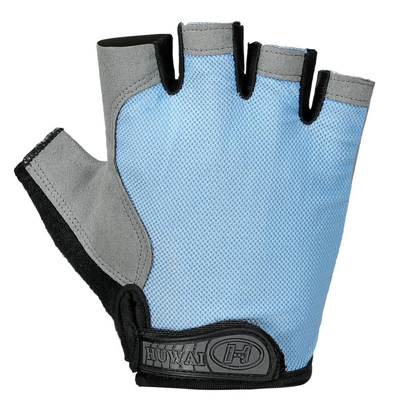 Men's and Women's Summer Half-Finger Cycling Gloves - Breathable, Shock Absorbing, Anti-Slip, Thin, Outdoor Sports Accessories.